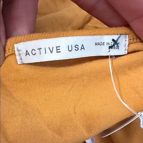 Active USA Mustard Midi Dress - Picture 8 of 8